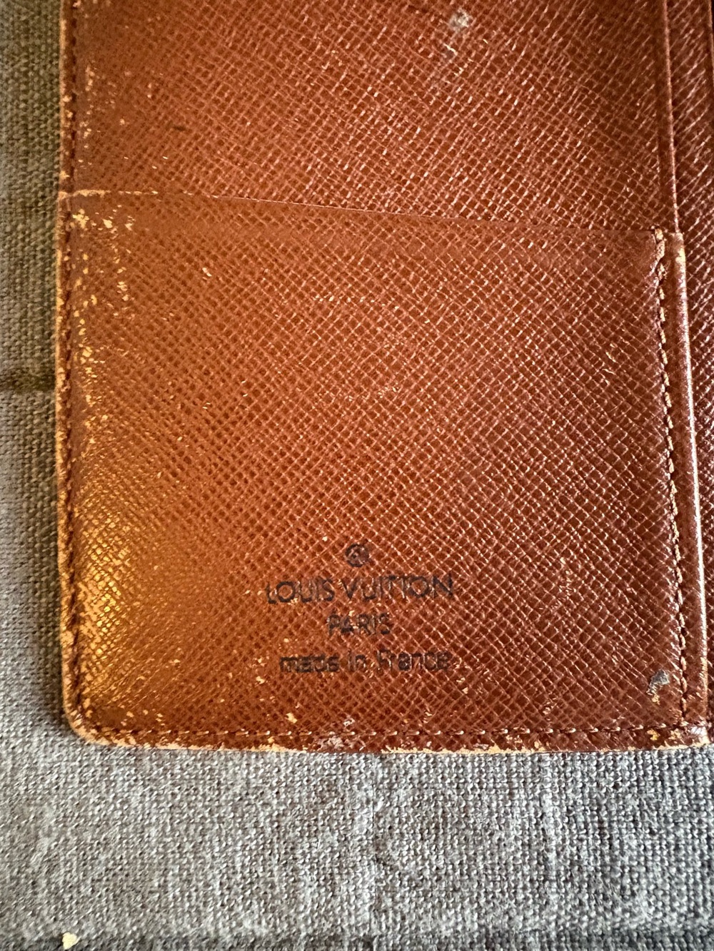 VINTAGE AUTHENTIC Louis Vuitton Porte Valeurs Cartes Crédit long monogram wallet - Picture 9 of 16
